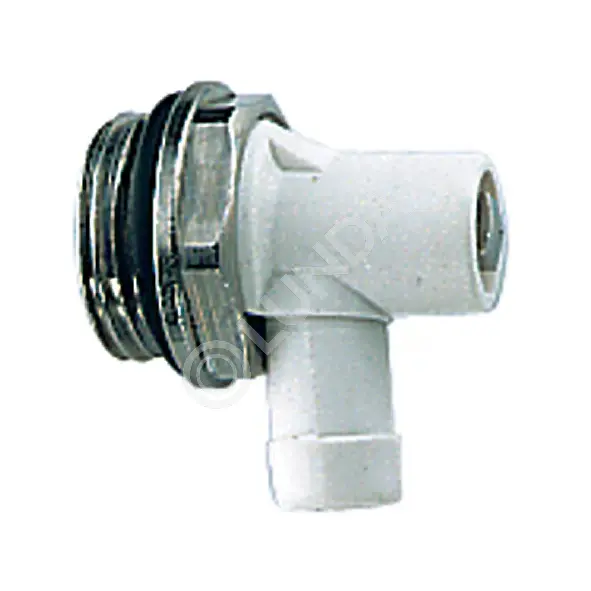 Воздухоотводчик ручной с поворотным отводом, 1/2" НР, 10 бар, Tmax +80°C, уплотнение O-Ring, Far FA 6010 12