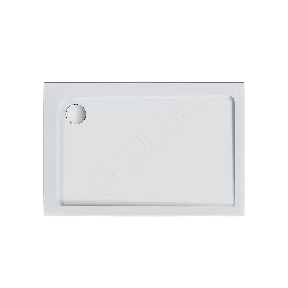 Поддон с сифоном Square 120x80, Gem, ABS-пластик, белый, AM.PM W90T-404-12080W