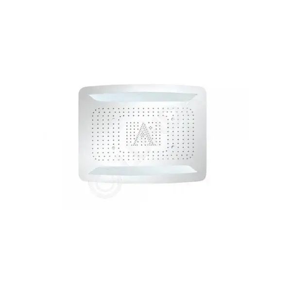 Верхняя душевая лейка Rainjoy 600x472 мм AISI 304 нерж. сталь, хром, дистанционное управление светодиодной подсветкой, Artize OSA-CHR-70005