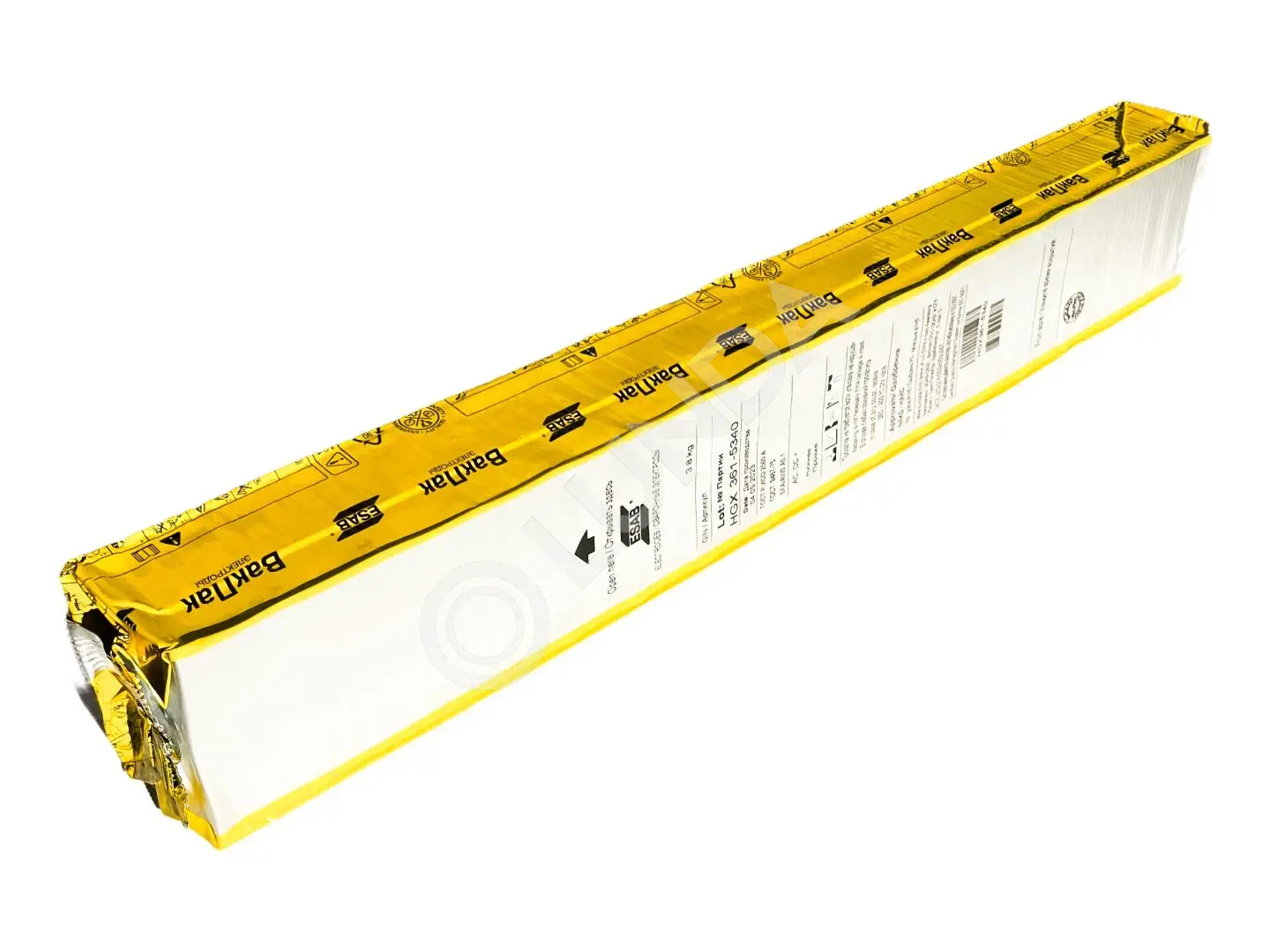 Сварочный электрод МТГ-02 4.0х450 mm, 3,8 kg ВакПак, Esab 3933404WV0