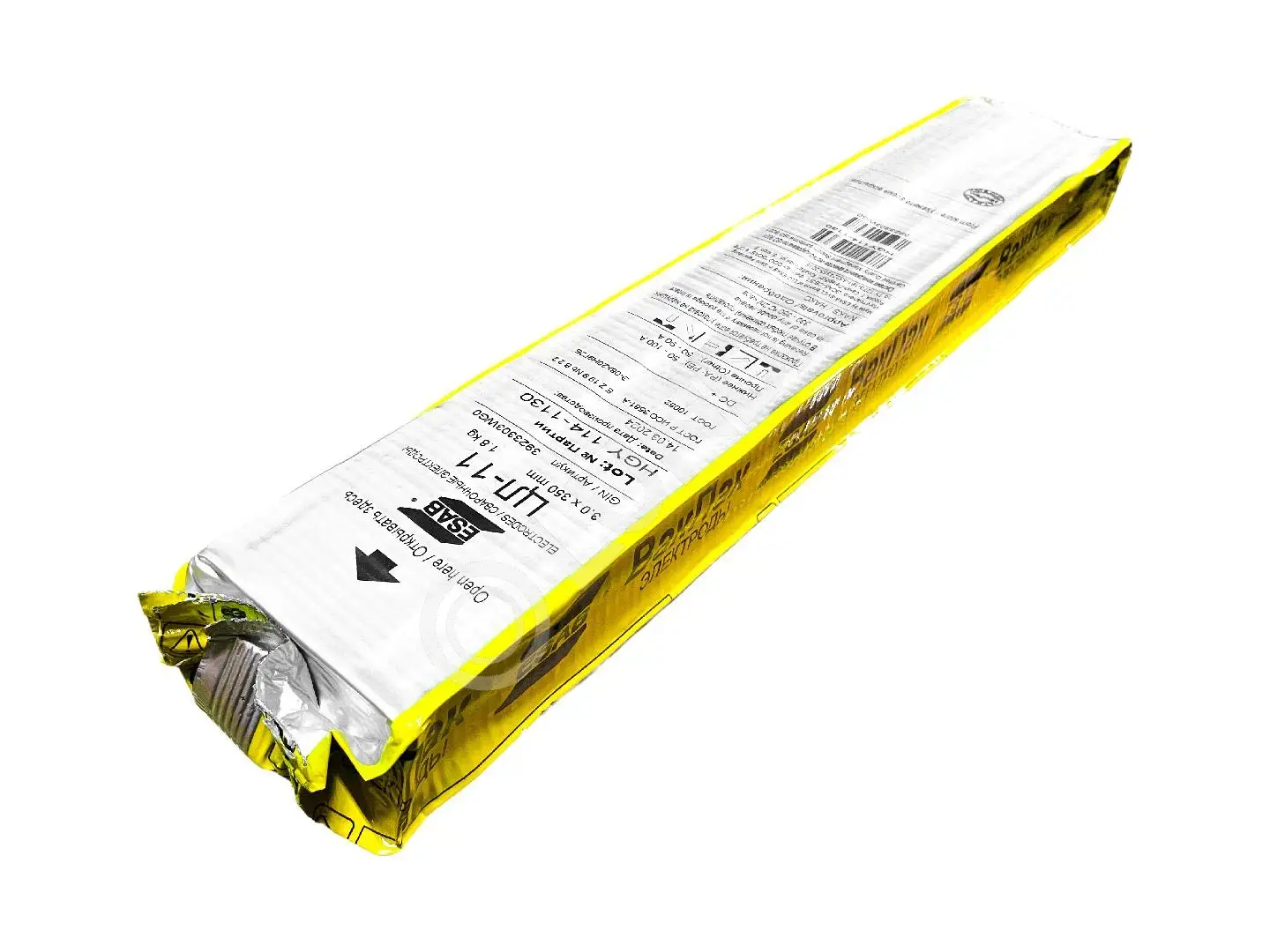 Сварочный электрод ЦЛ-11 3.0х350 mm, 1,8 kg ВакПак, Esab 3923303WG0