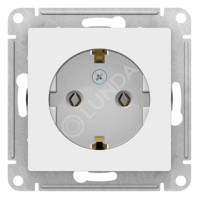 Розетка AtlasDesign 16А с заземл. механизм песочн., Systeme Electric ATN001243
