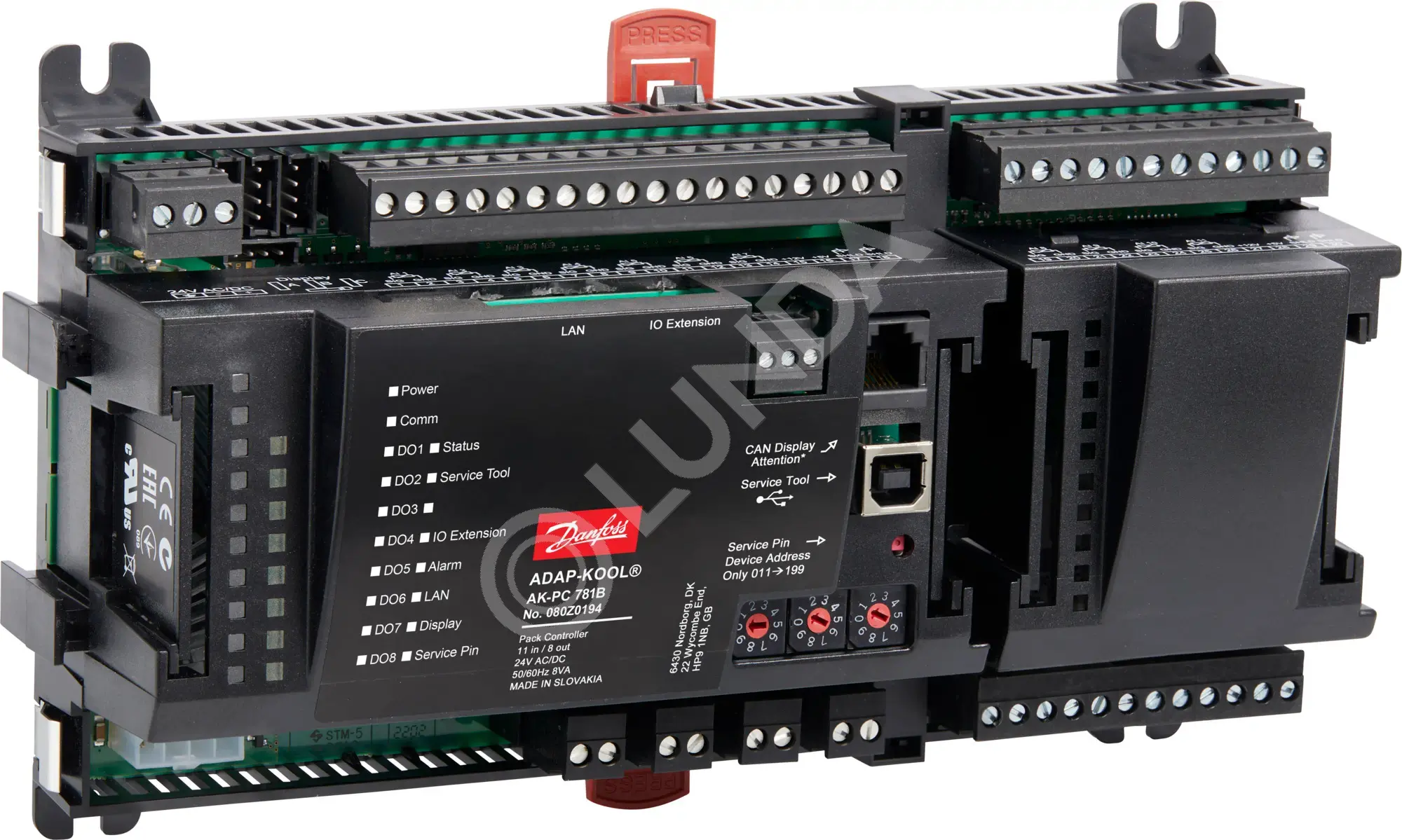 Контроллер давления и температуры AK-PC 781A, Danfoss 080Z0191
