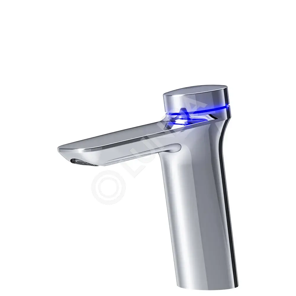 Смеситель TouchReel электронный, излив 125 мм, Inspire V2.0, латунь+пластик, хром, AM.PM F50A02400