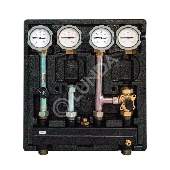 Насосно-смесительный модуль Kombimix 2MK, с насосом Wilo Para SC 15-7.0 (без серв.), Meibes M26101.4OSRU