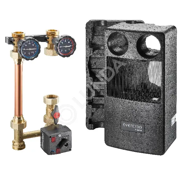 Отопительный контур Regumat MF-180 DN 25, с шаровым краном, без насоса (высота 465мм), Oventrop 1354260