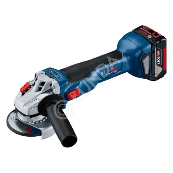 Углошлифмашина GWS 18V-10 (125 мм),2х5.0 Ач, ЗУ, Bosch 06019J4004