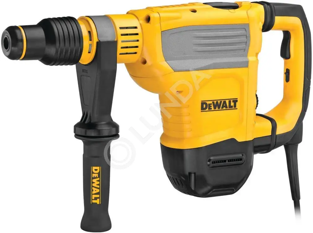 Перфоратор щеточный DeWalt D25614K-QS, 1350 Вт, патрон SDS-Max, 10.5 Дж, 190-380 об/мин, бур до 45 мм, DeWalt D25614K-QS