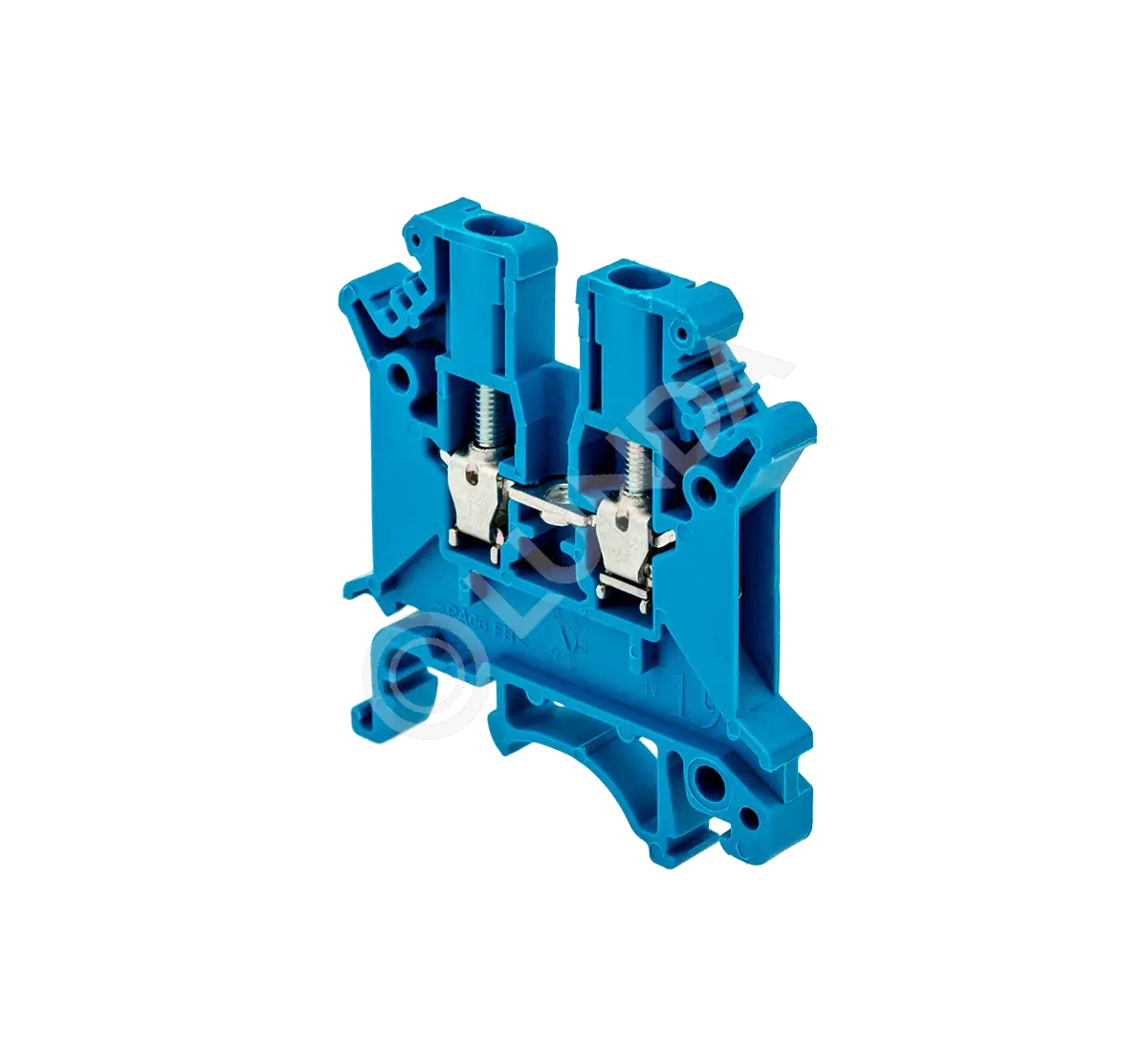 Клемма винтовая проходная, 2.5 мм2, синяя MTU-2.5BL, ОВЕН 54691