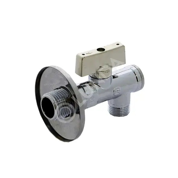 Шаровой кран с фильтром и розеткой для смесителя 1/2"НР-3/8"НР, угловой, серия Minnesota 871, Bugatti 08710004