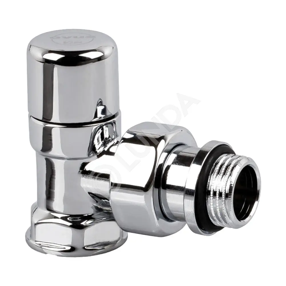 Запорный клапан SR Rubinetterie угловой серия "Ovus" 1/2", цвет хром, SR Rubinetterie 0453-1500C000
