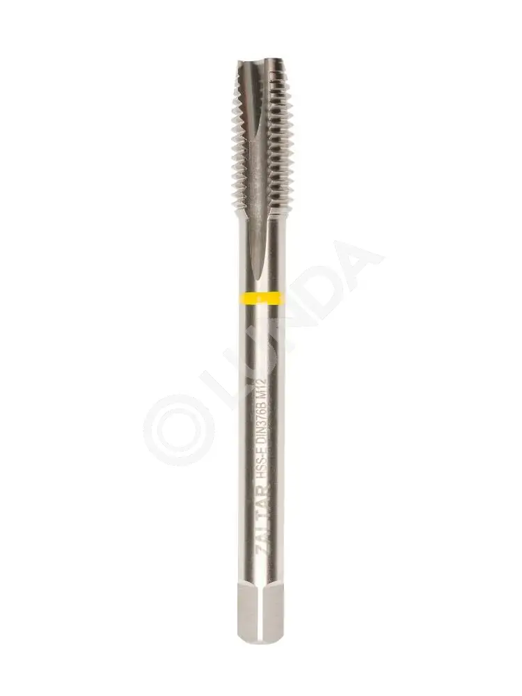 Метчик машинный YELLOW RING HSS-E, DIN 376, Тип B, M12 x 1.75, Zaltar ZA-42387