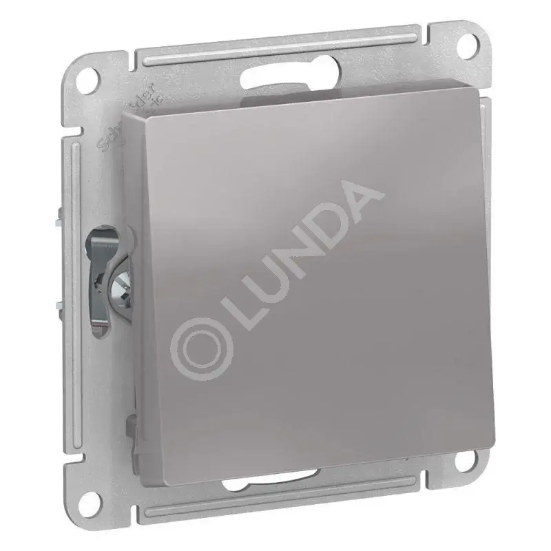Переключатель 1-кл. AtlasDesign Aqua IP44 (сх. 6) 10AX механизм алюм., Systeme Electric ATN440361