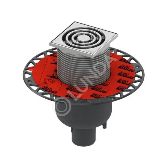 Трап Drainpoint S 130, 252х252 мм, нерж. полированная сталь, TECE 3601300