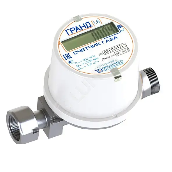 Счетчик газа Гранд 1,6, G 1/2", версия 2, Турбулентность-Дон 00000000049