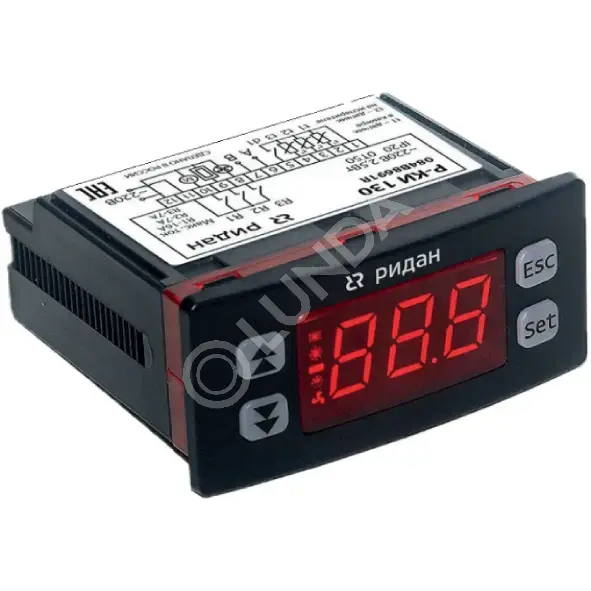 Контроллер температуры Р-КИ 130, 3 реле, встроенный Modbus + 2 датчика NTC 2 кОм, 1,5 м в комплекте, Ридан 084B8691R