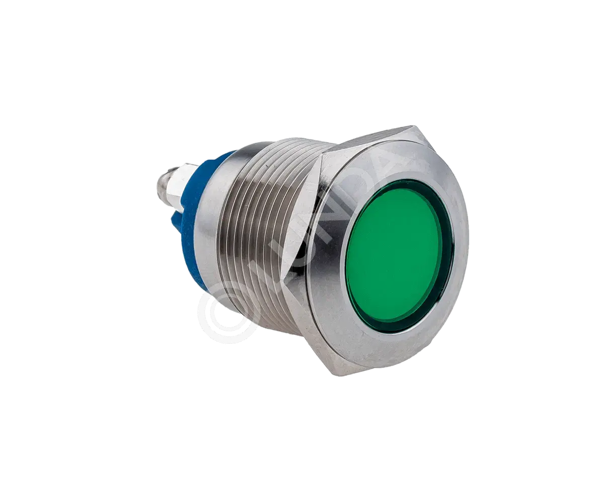 Сигнальная лампа IP67,зеленая, 24В AC/DC, MT67-LED24G, ОВЕН 107362
