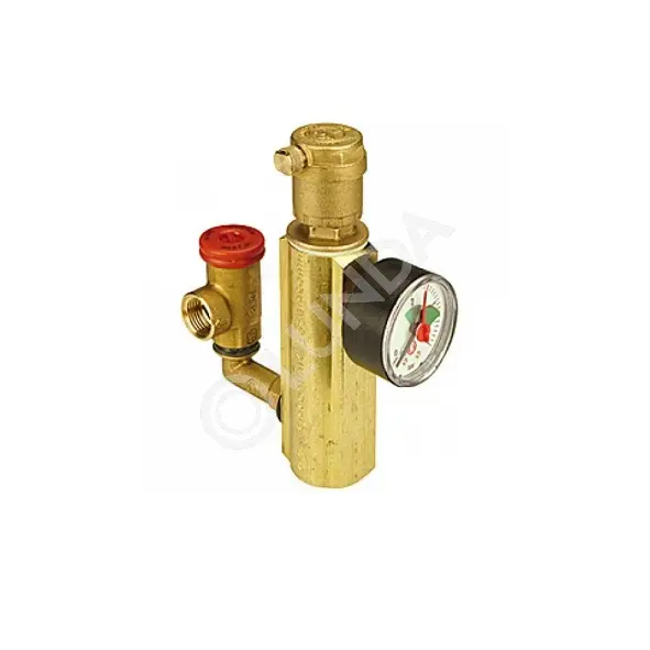 Группа безопасности для котла до 50 кВт, 3 бар, 1" ВР, R554F, Giacomini R554FY001