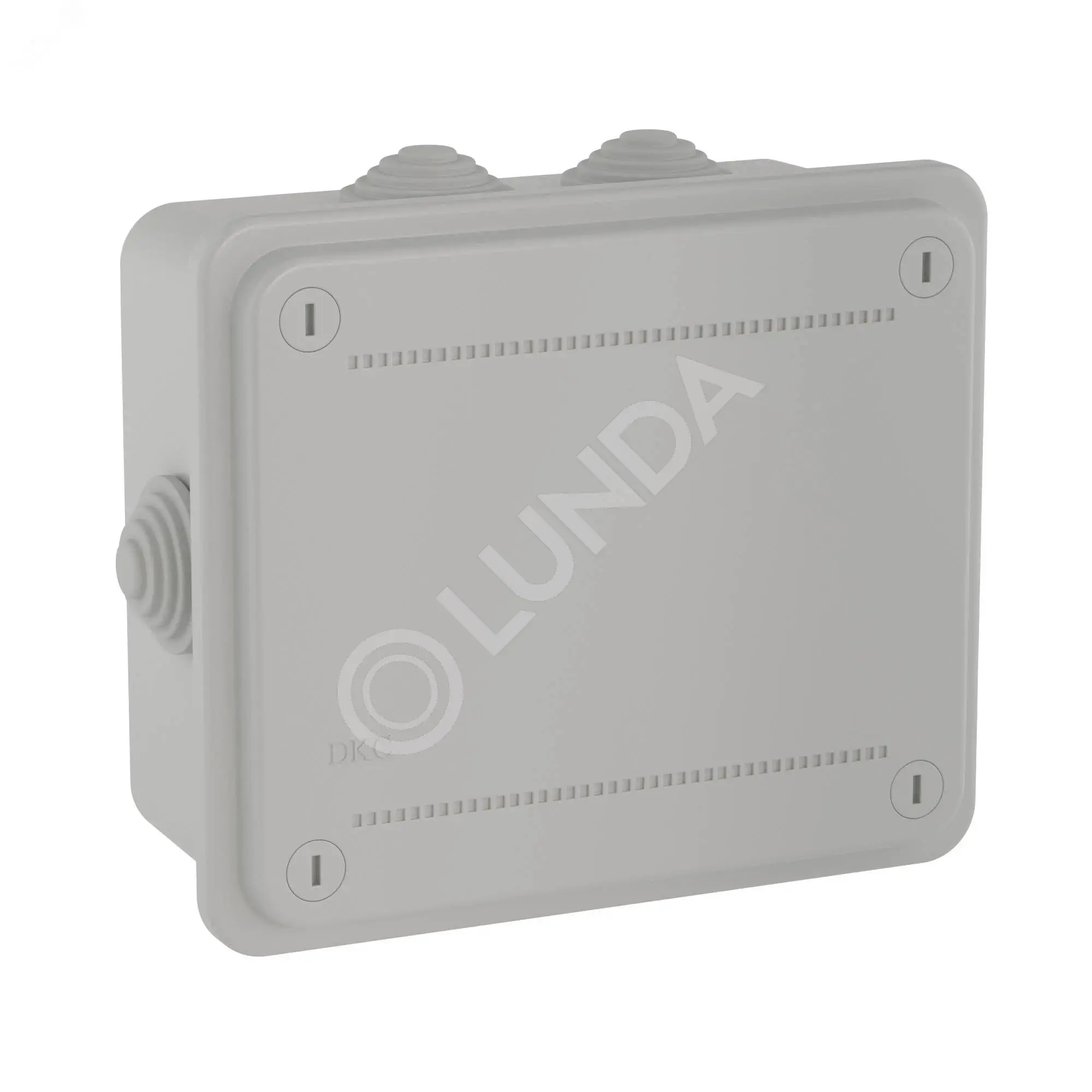 Коробка распределительная 120х80х50мм IP55 с кабельными вводами, DKC 53900