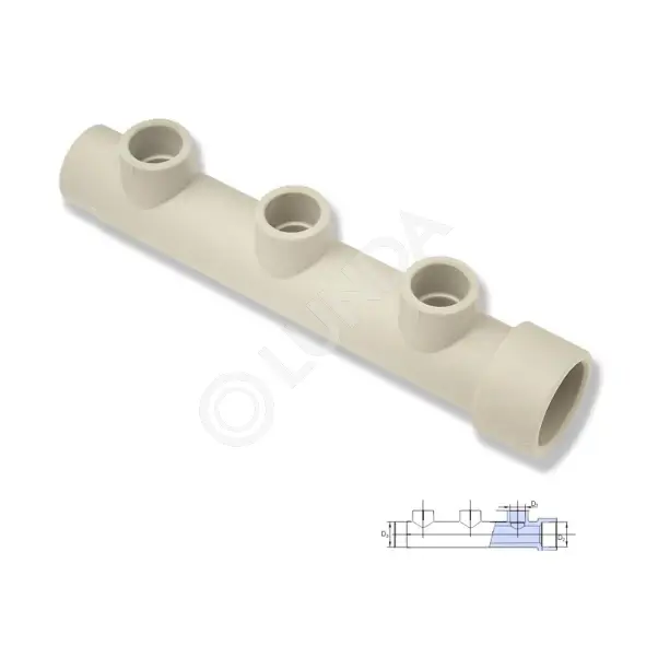 Тройной коллектор 20/32, Wavin Ekoplastik SROZ132203RCT
