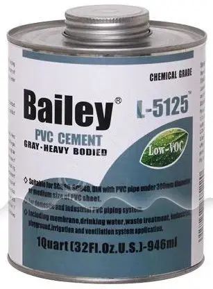 Клей L-5125 (946 мл) Bailey для ПВХ труб для промышленности, Aquaviva 36020