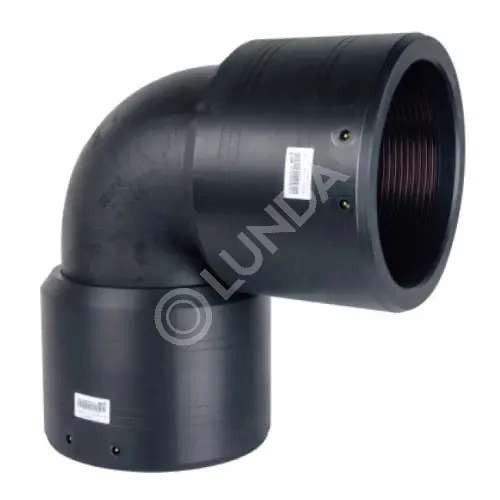 Отвод полиэтиленовый электросварной, Дн315х90° Ру16 SDR11 Type D, TEGA 1819039
