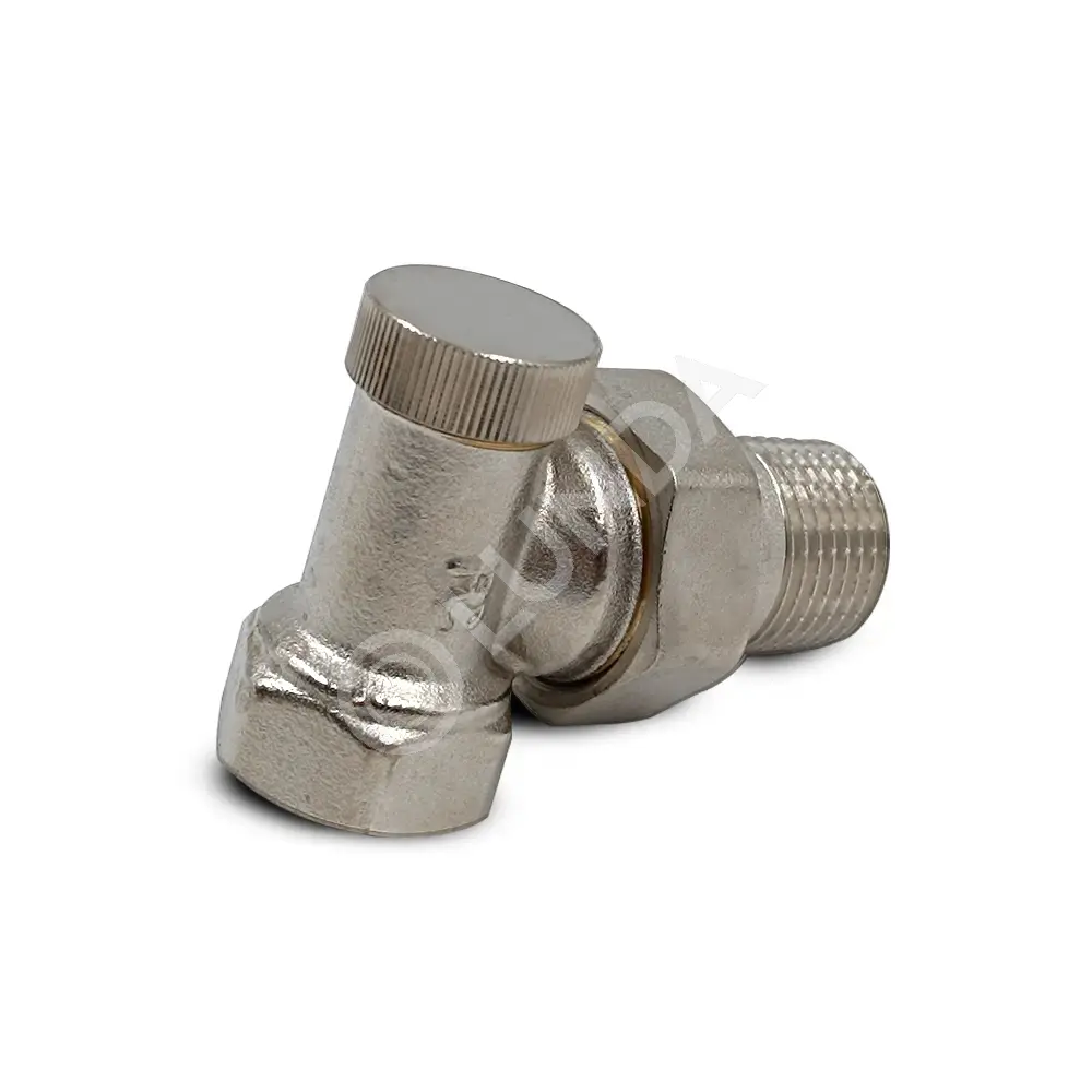 Запорный клапан Primoclima Armature угловой 1/2", никелированный, Primoclima PC1212RA