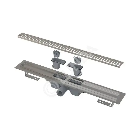Водоотводящий желоб с перфорированной решеткой, ALCA APZ1SMART-LINE-750