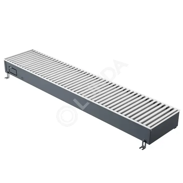 Встраиваемый конвектор KV Vent 240x80x1600 220В, конц. справа, тип 2002, 18 мм, 2348Вт, Savva KVV24080160050х100220Rтип200218