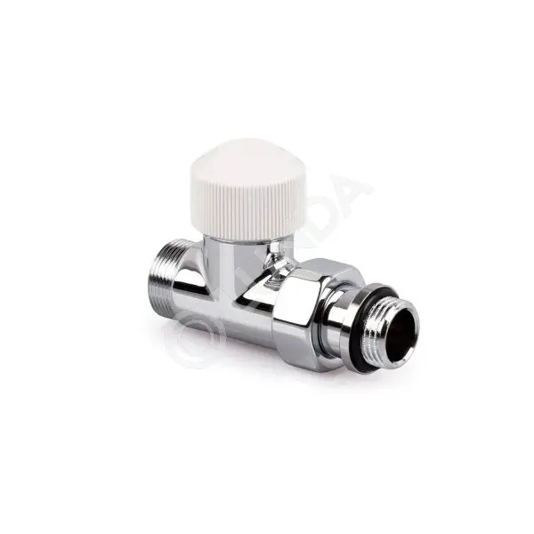 Прямой клапан SR Rubinetterie Tondera термостатический 1/2"х3/4" Е, цвет хром, SR Rubinetterie 0635-1500C0E0