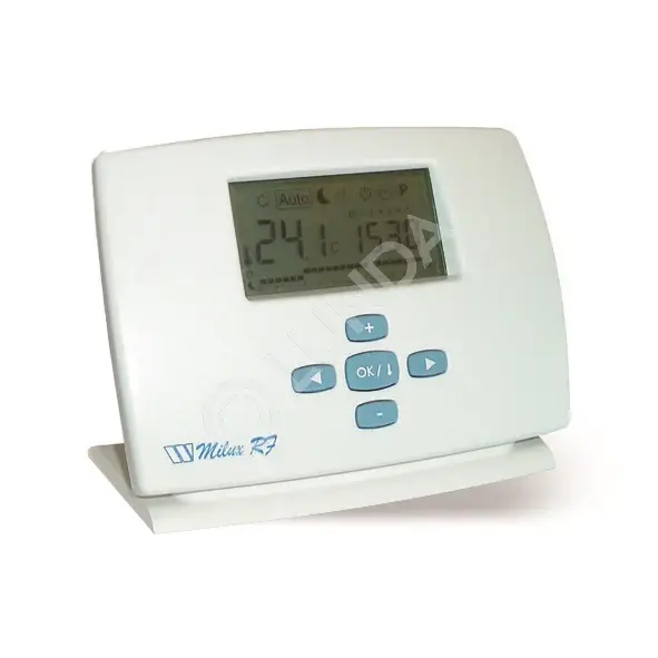 Радиотермостат комн. Milux-RF (5-35"С,10А,220В) с LCD дисплеем P02231, Watts 10013387