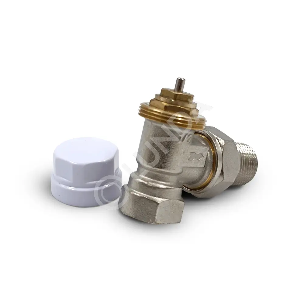 Вентиль угловой Primoclima Armature термостатический 1/2", никелированный, Primoclima PC1212TA