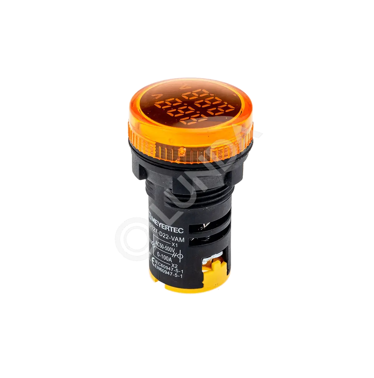 Индикатор тока и напряжения,50-500V, 0-100A желтый MT22-VAM5, ОВЕН 78729