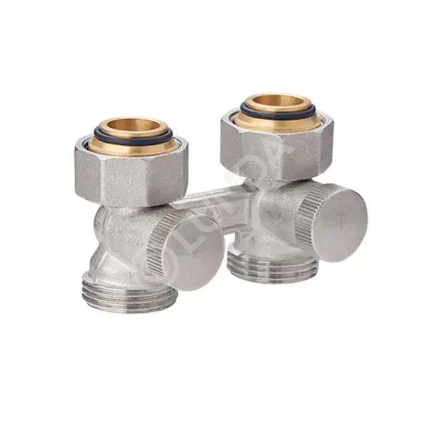 Узел нижнего подключения 3/4"x3/4", прямой, для двухтрубных систем, MVI TR.410.0505