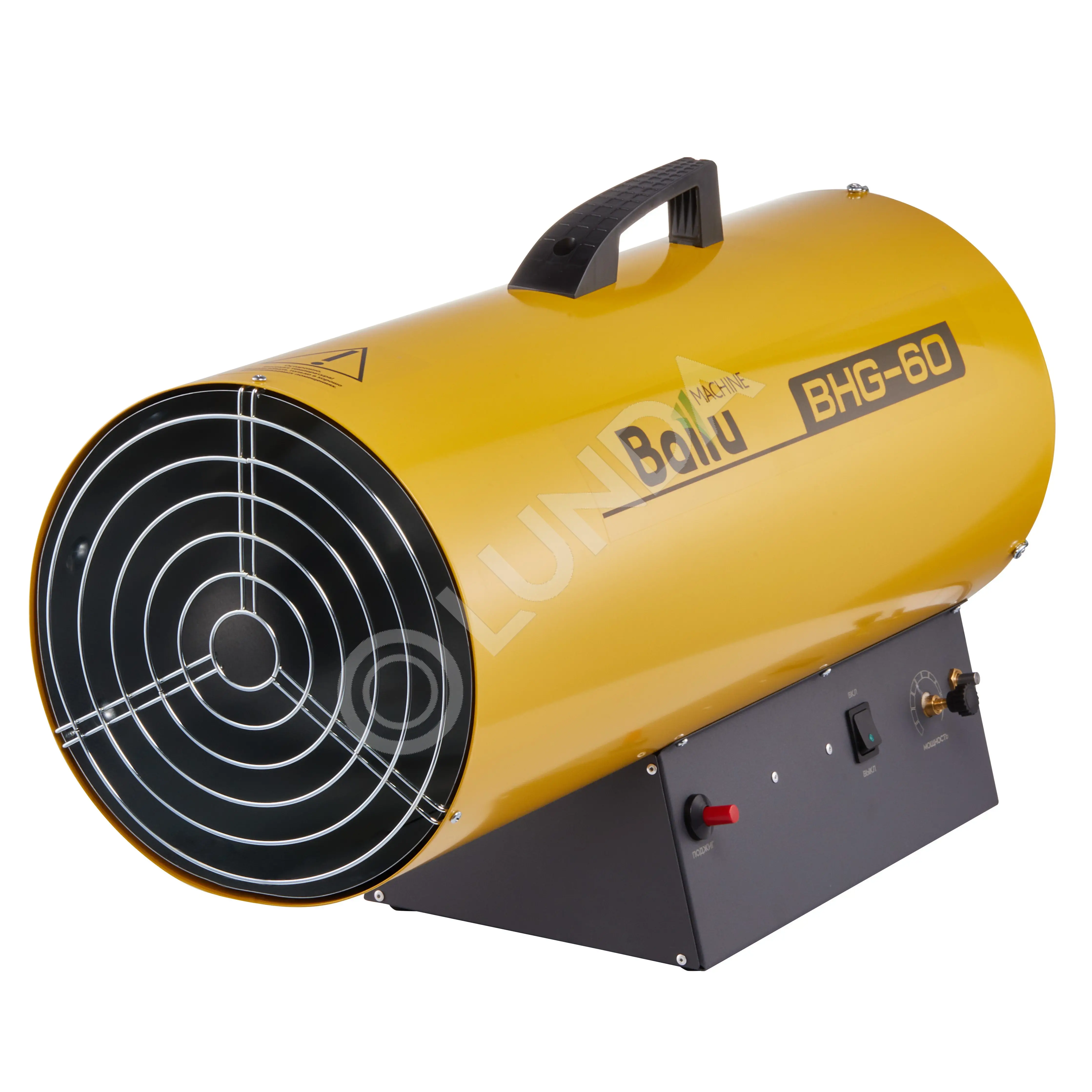 Тепловая пушка газовая 40 дБ, 1000 м3/час, 53 кВт, Ballu BHG-60