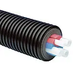 Труба Ecoflex Quattro 2х32/32+20/175 (200метров),отрезок 18 метров, Uponor 1084889