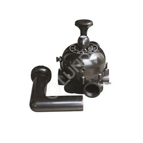 Кран шестиходовой 2" с боковым подключением MPV04 (88280812B), Aquaviva 2029