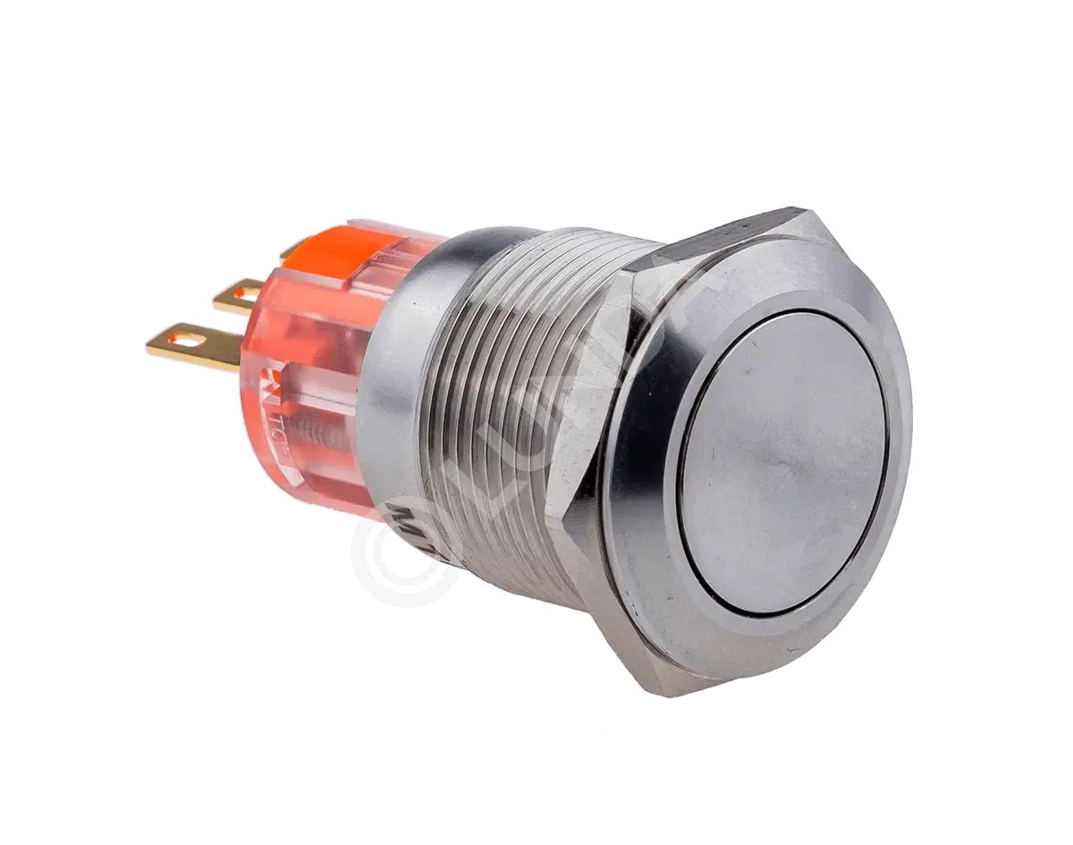 Кнопка IP67, без подсветки, с возвратом, 1NO+1NC, MT67-R11, ОВЕН 107335