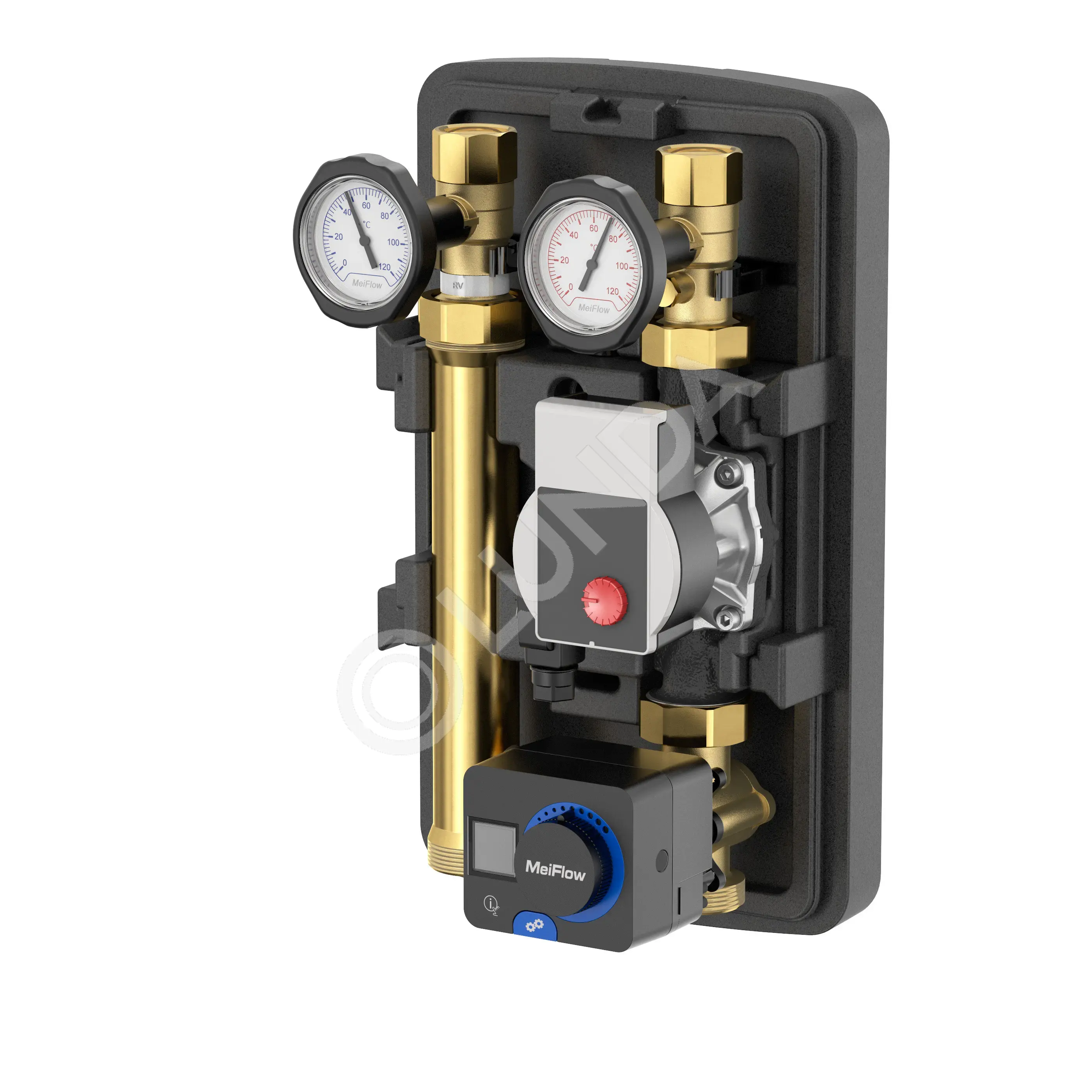 Насосная группа MeiFlow TOP S MC-CV DN25 с электронным термостатом без насоса, Meibes M45990EA