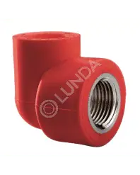 Угольник комбинированный PPR 32х1/2" ВР, красный, AntiFire 051290