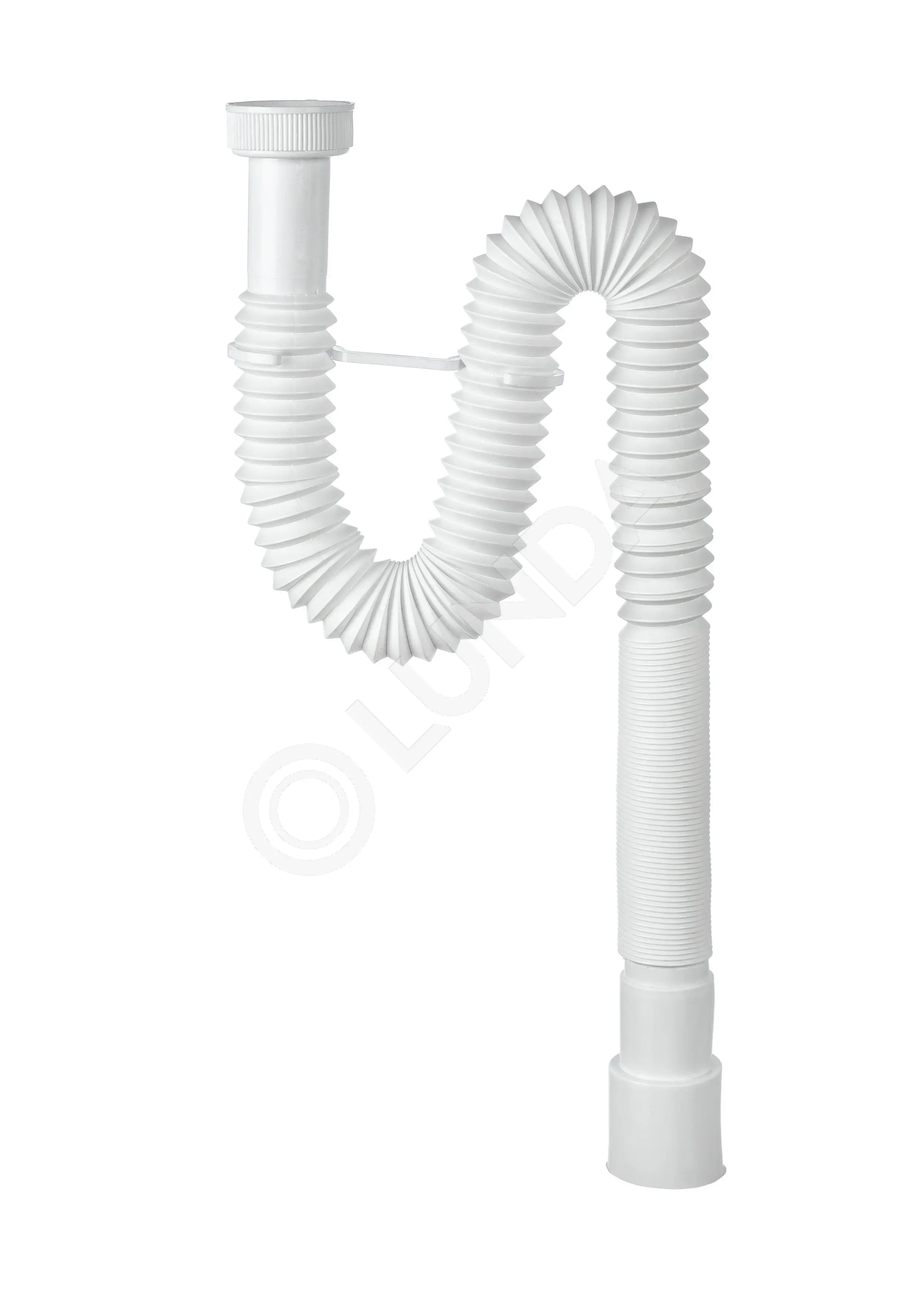 Сифон гофрированный серии "МИНИ Элит" без выпуска 1200 мм, выход D40/50 мм, ск. слива 54,5 л/мин, усил. S-образ. хомут жесткости, VIRPlast 30986274