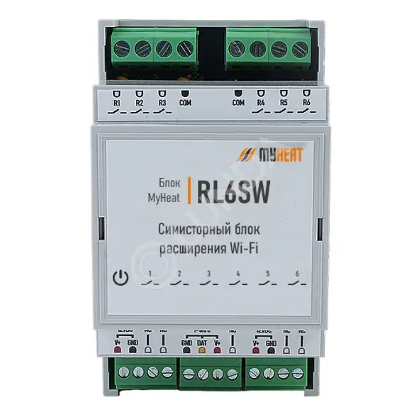 Симисторный блок расширения Wi-Fi MyHeat RL6SW, MyHeat 7011