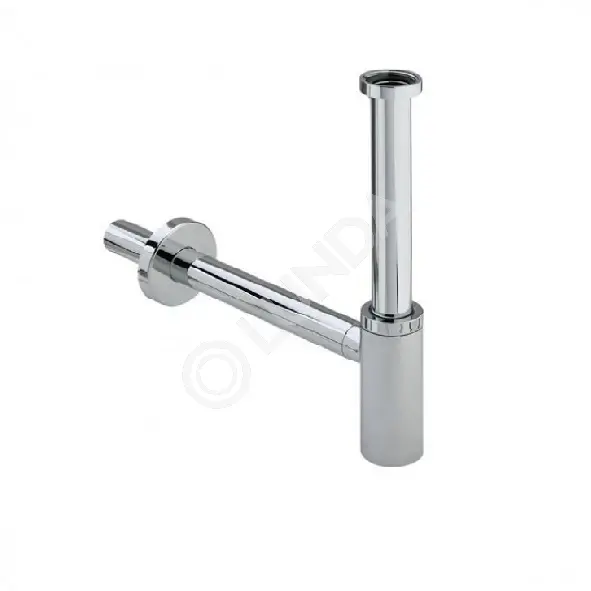 Сифон бутылочный 1"1/4х32 Eleganta1, горизонт. отвод, хромир. латунь, Viega 440190