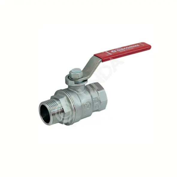 Шаровой кран латунный полнопр. 2"ВР-НР, ручка-рычаг, Giacomini R854LX028