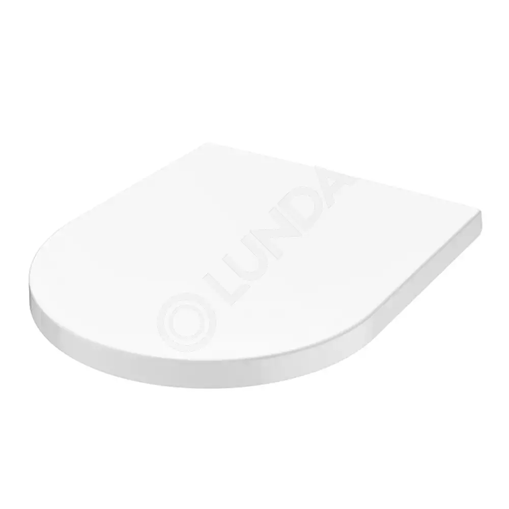 Сиденье для унитаза slim wrap-over, микролифт, Spirit V2.0, дюропласт, белый, AM.PM C707858WH