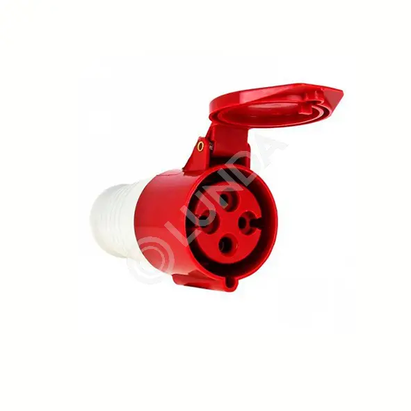 Розетка кабельная 32А 220В 2Р+Е IP44, EKF ps-223-32-220