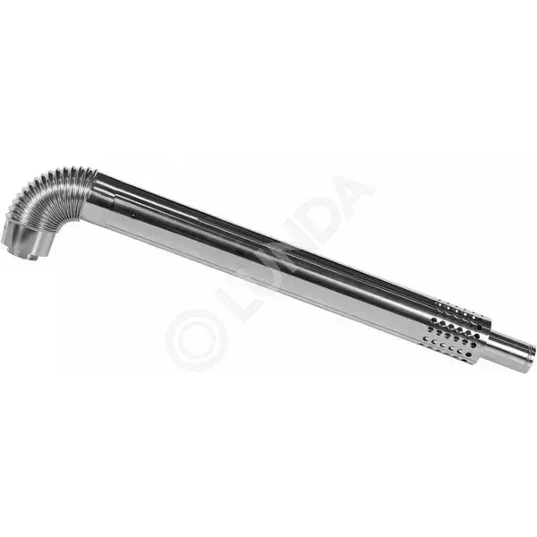 Дымоход коаксиальный комплект из нержавеющей стали 80/120 L 1100 Mizudo AF.05.01.0020