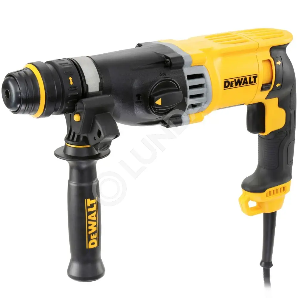 Перфоратор щеточный DeWalt D25144K-QS, 900 Вт, патрон SDS-Plus, 3.2 Дж, 0-1450 об/мин, бур до 28 мм, DeWalt D25144K-QS