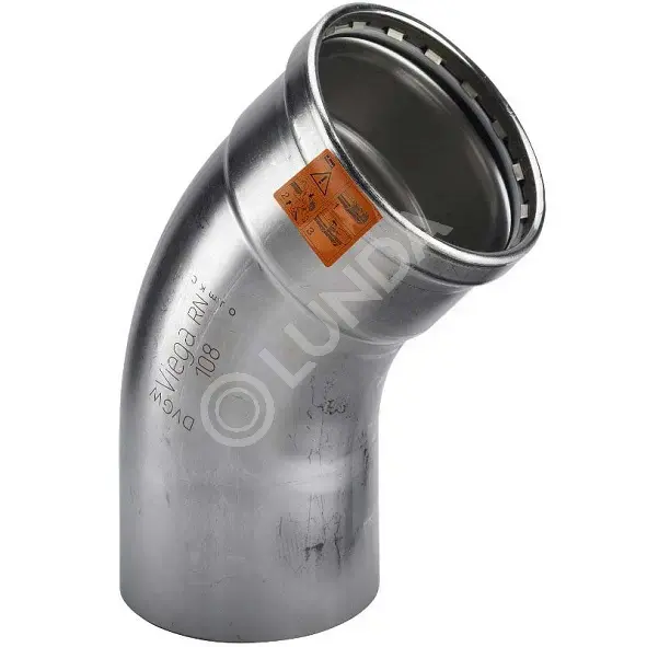 Отвод 45° Sanpress Inox XL 108 с SC‑Contur, мод. 2326.1XL, Viega 482701