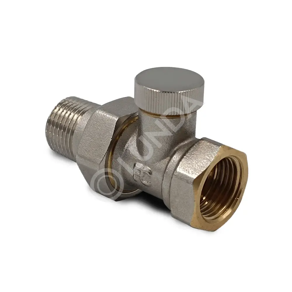 Запорный клапан Primoclima Armature прямой 1/2", никелированный, Primoclima PC1212RS